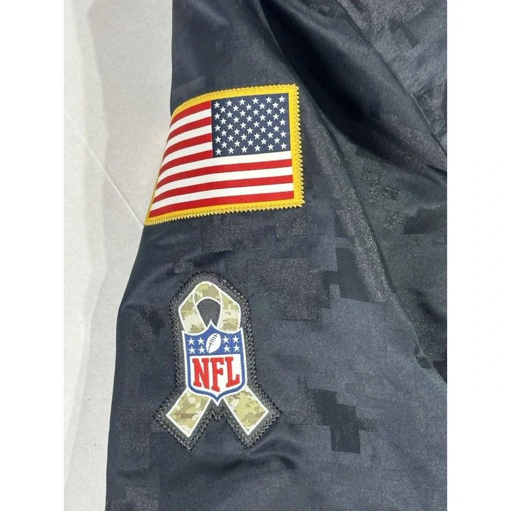 Nike Chiefs Salute to Service Jacket Small NFL‎ Camo Coach Fleece Lined On Field